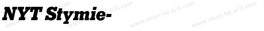 NYT Stymie字体转换